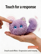 AI Plush Toy for Emotional Support – Smart WiFi Talking Cat with Voice Recognition