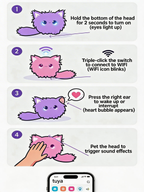 AI Plush Toy for Emotional Support – Smart WiFi Talking Cat with Voice Recognition